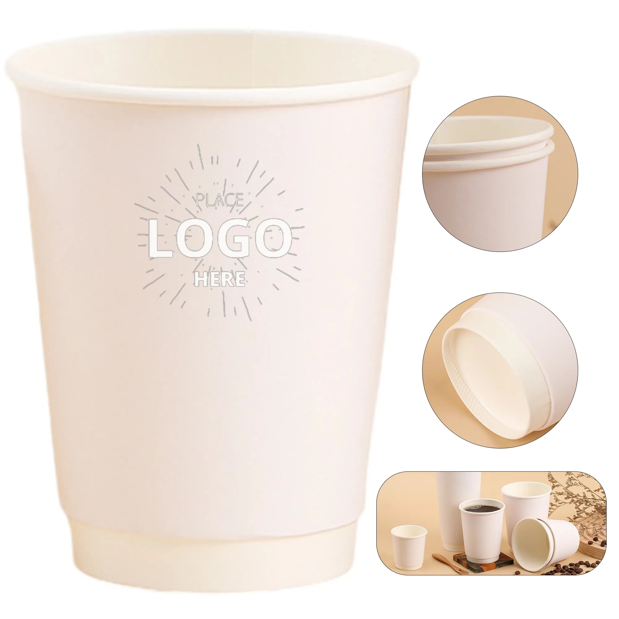 12 Oz Thick Hollow Paper Cups 4