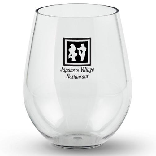 20 oz Acrylic Stemless Wine Glass 2