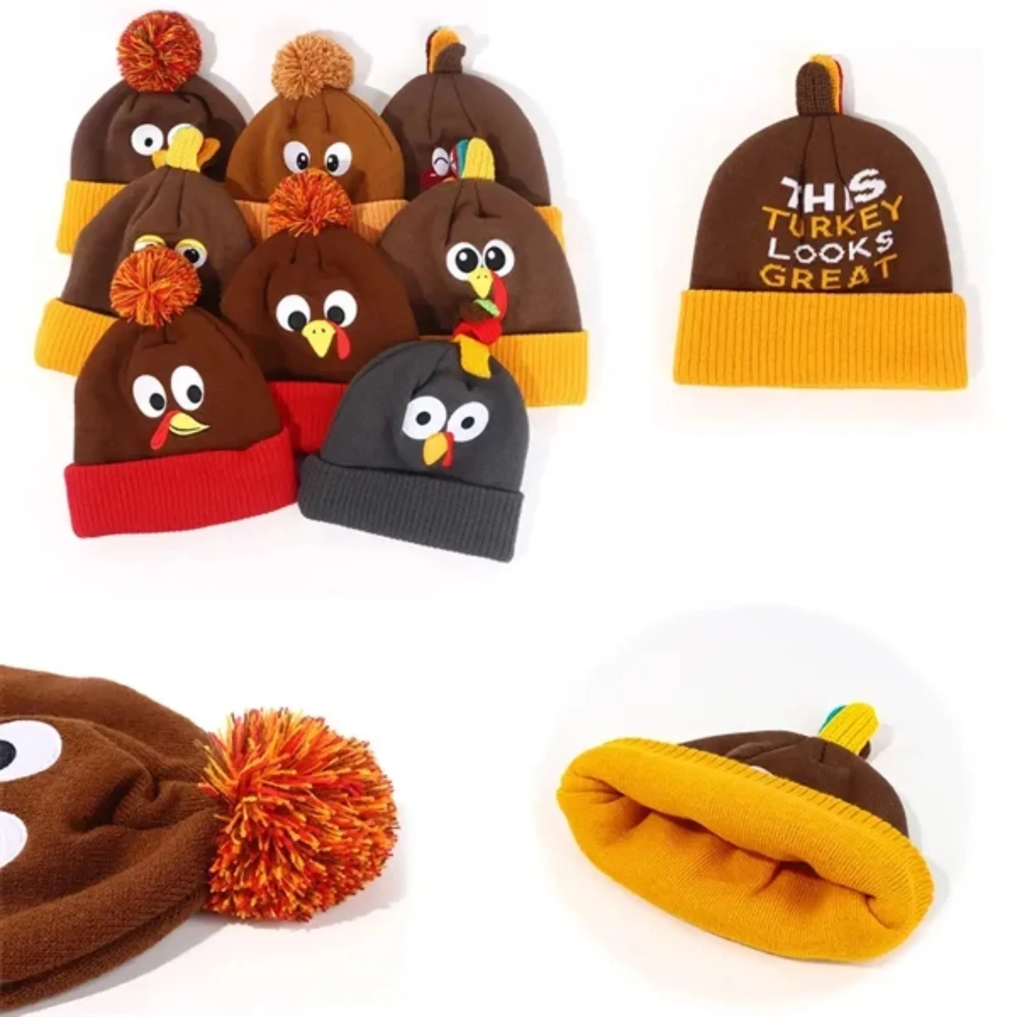 Custom Thanksgiving Turkey/Winter Hat 4