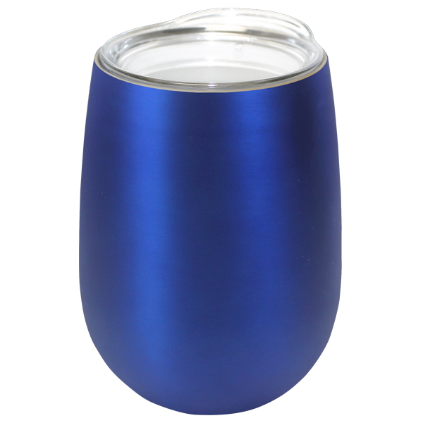 Halcyon® 12 oz. Stainless Steel Wine Glass with Acrylic Lid 10