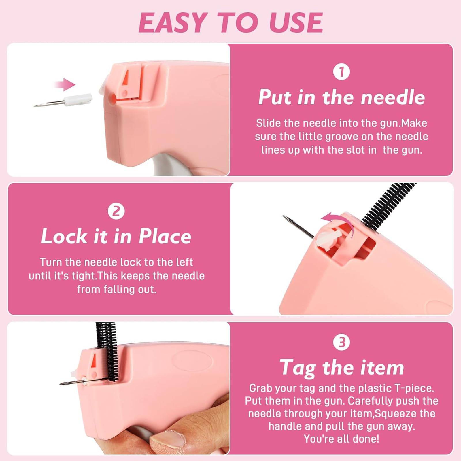 Mini Handheld Quick Sewing Stitch Gun for Clothing Tag 6