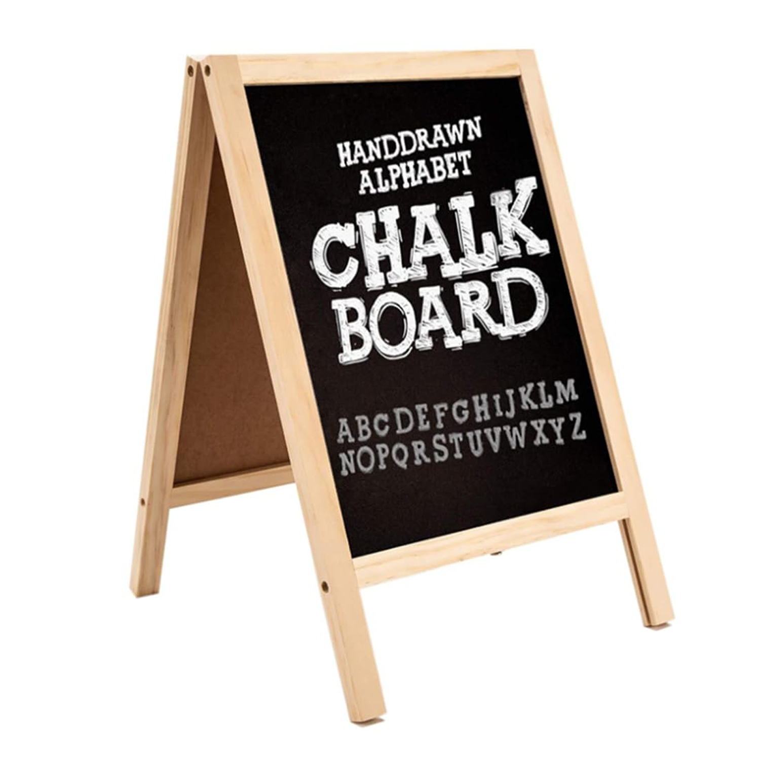Reusable A-frame wooden chalkboard 5