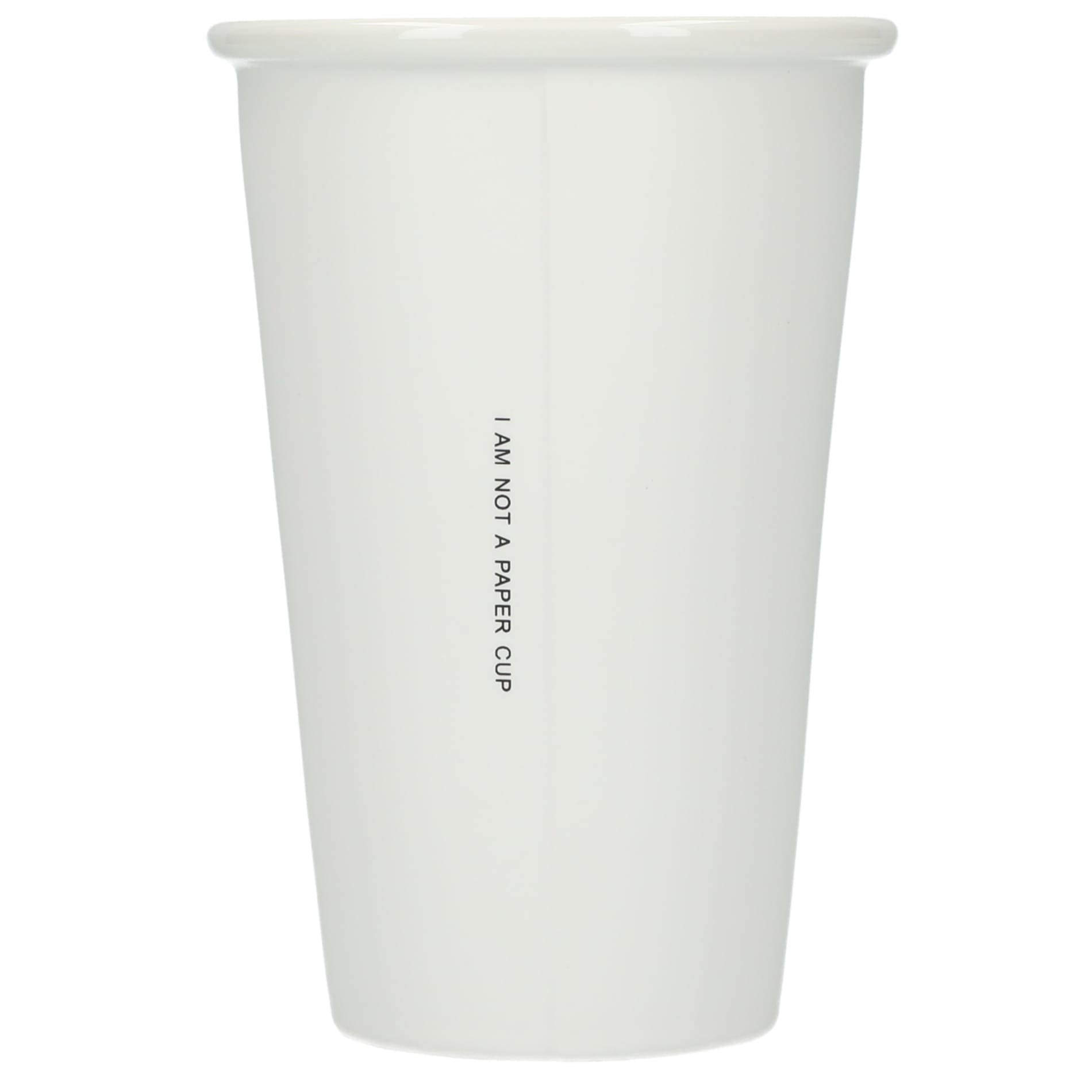 I'm not a paper cup 10oz ceramic tumbler 157