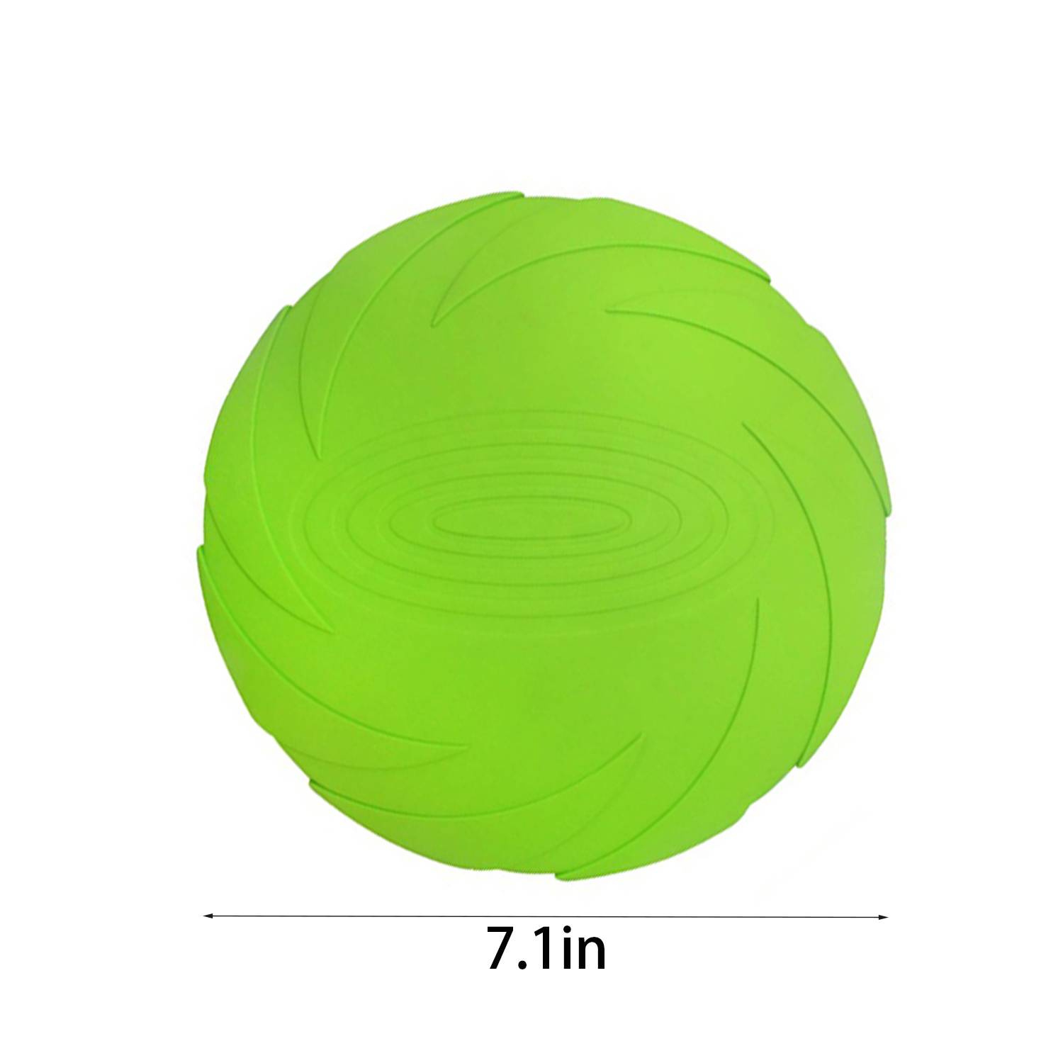 Chew-Resistant Floating Rubber Dog Frisbee Toy 6