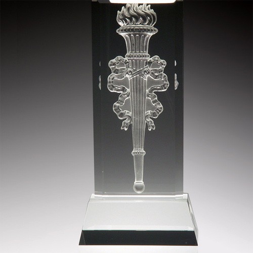 Elegant Lead Cryustal Victory Flame Award 2
