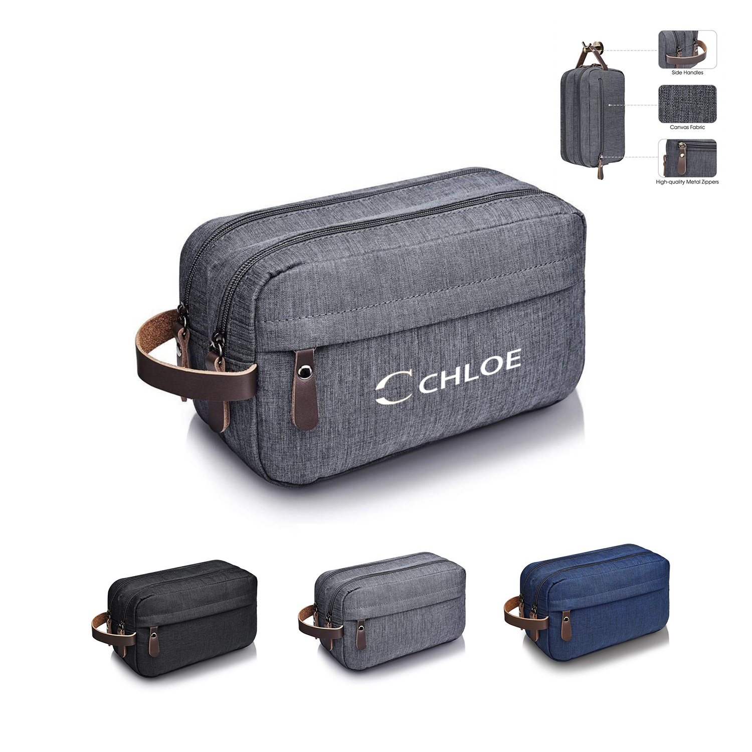 Canvas Travel Cosmetic Bag 1