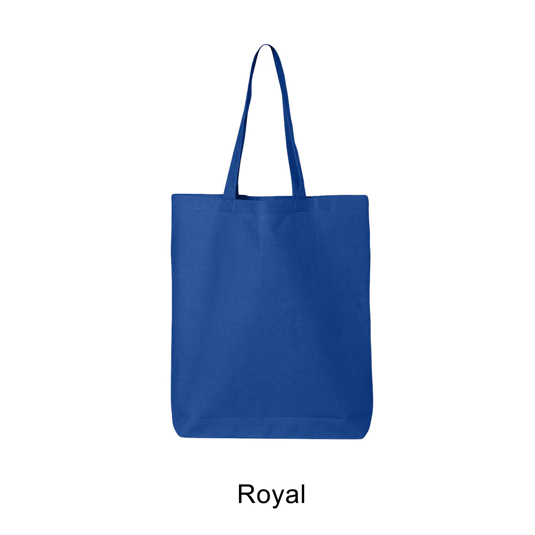 6 oz. 100% Cotton Canvas Tote Bag w/Bottom Gusset 36