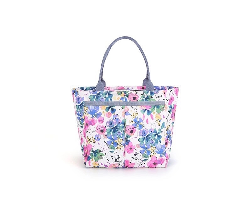 Canvas Handbag With 2 Front Pockets, custom tote bag with logo imprint 5