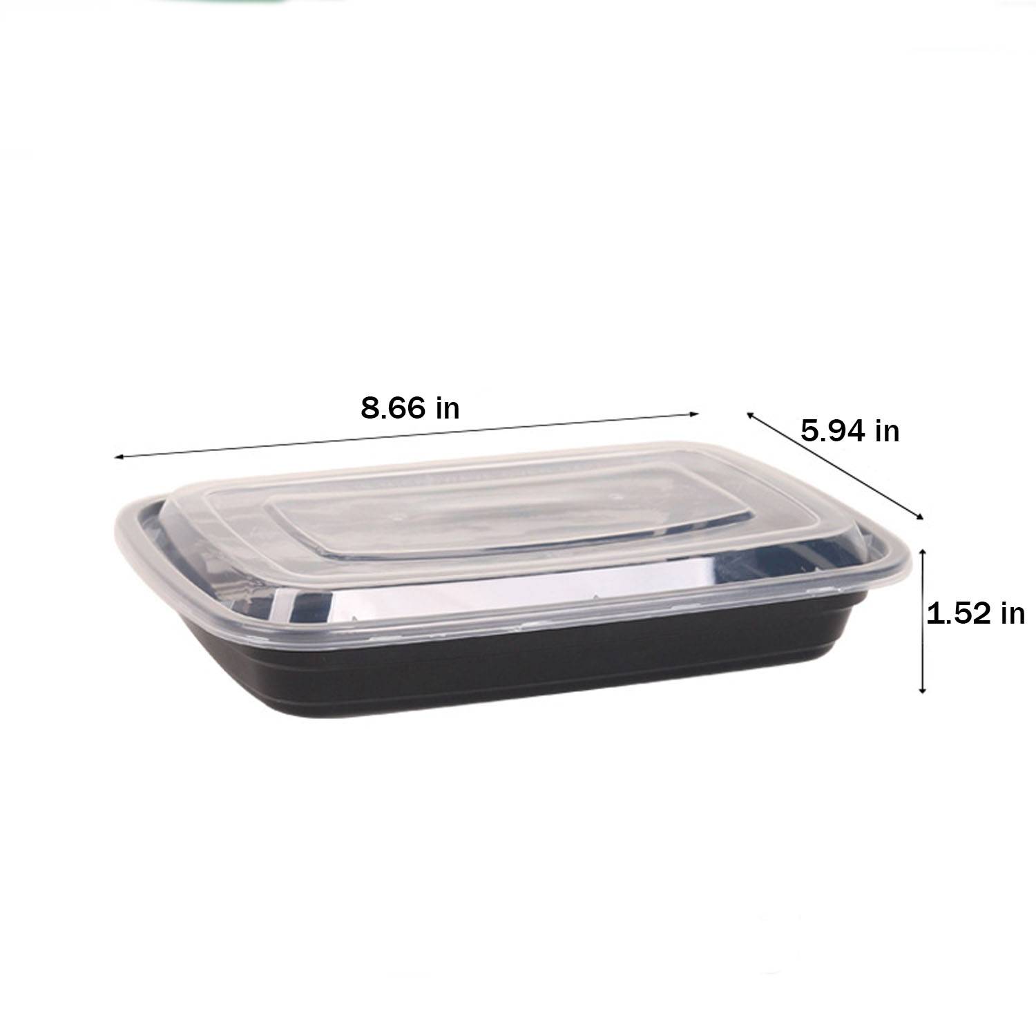Disposable Food-Grade PP Meal Prep Container Lunch Box 4