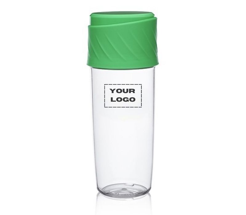Sip and Snack Sports Plastic Water Bottle, 16 oz. 4