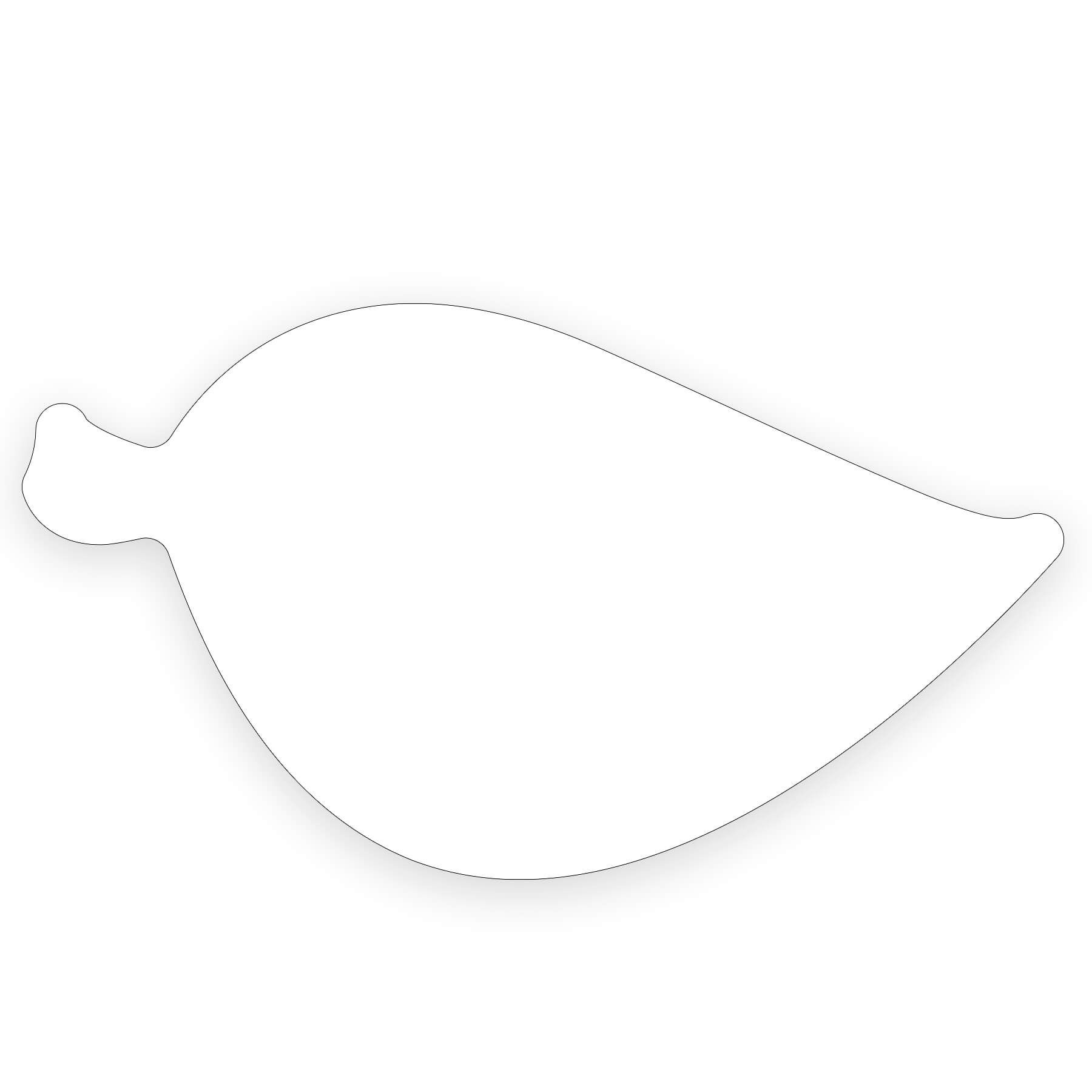 Leaf Shaped NoteKeeper™ Magnet 35 Mil 2
