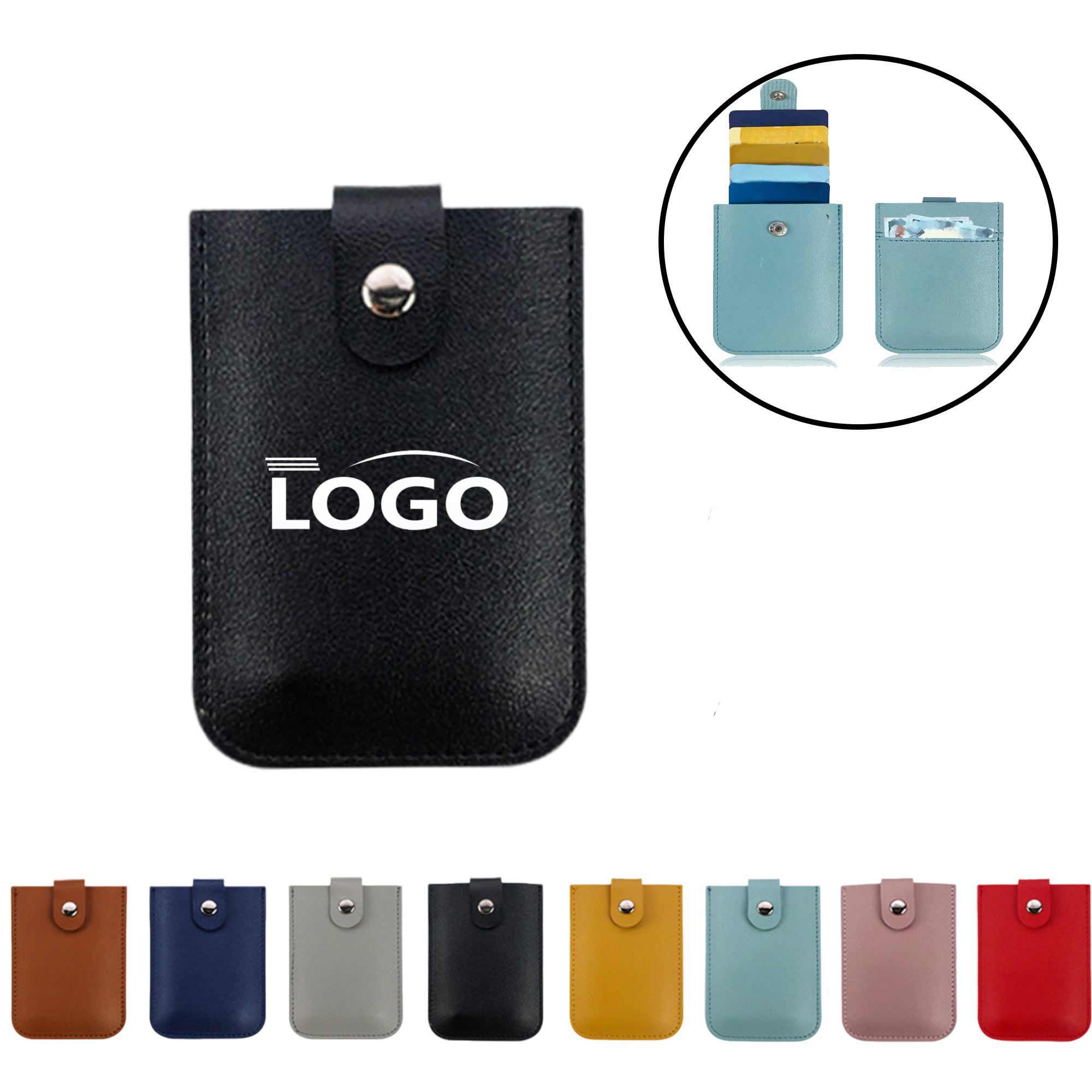 MOQ:50pcs Customizable Pull-out Card Holder 4