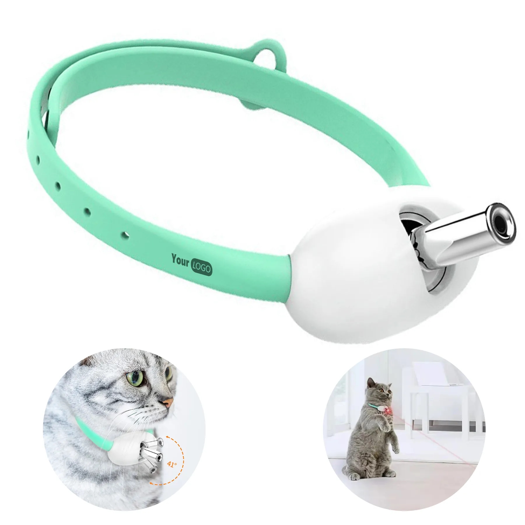 Polypropylene Automatic Cat Teasing Laser Pen 2