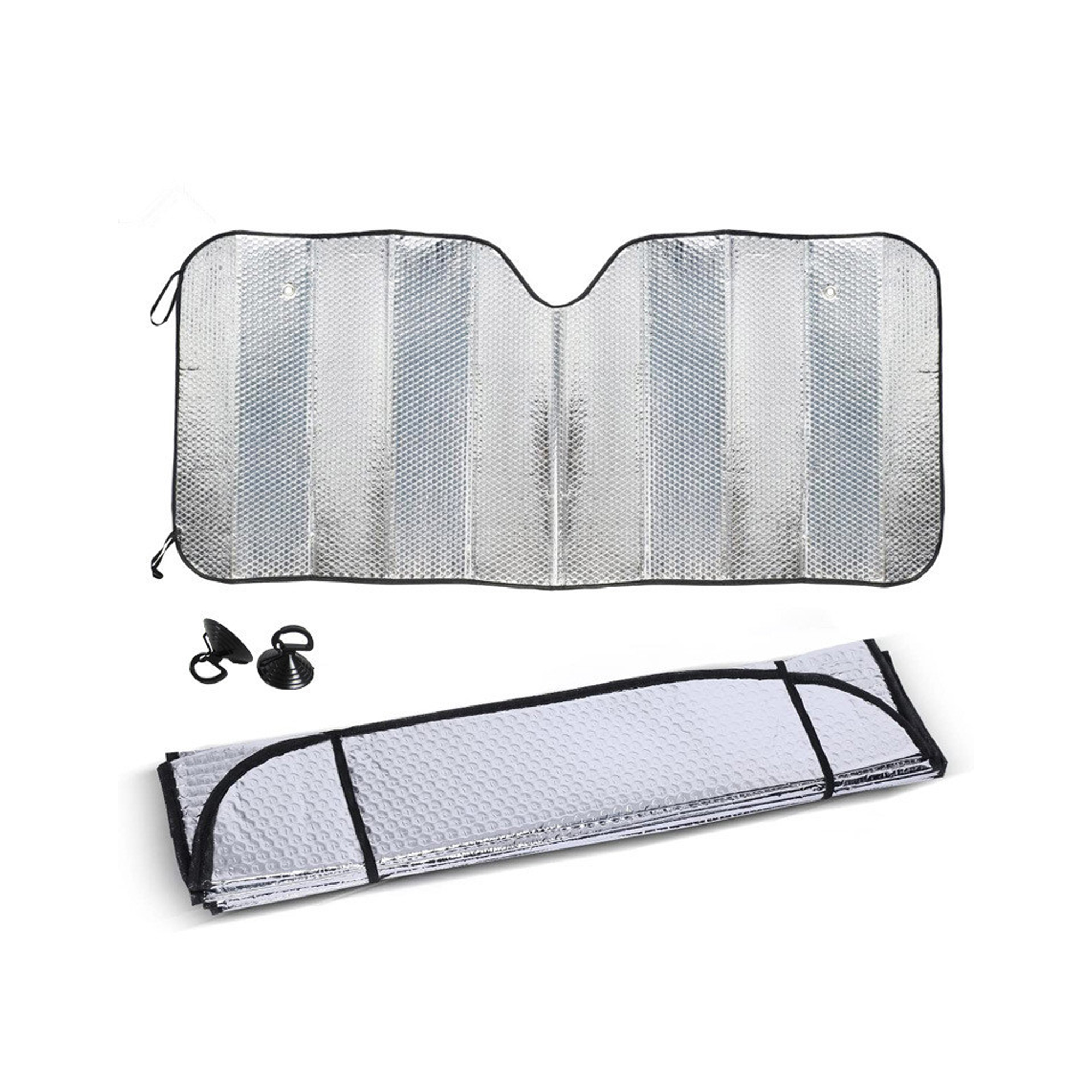 Thick Five Layer Reflective Car Windshield Sunshade 57.1" x 27.4" 2
