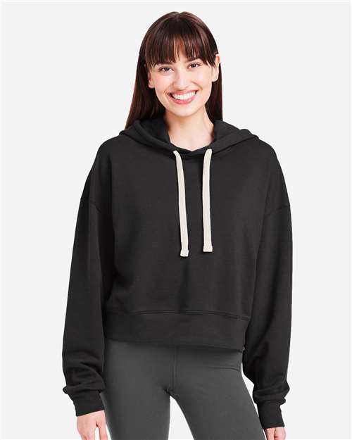 Women's Vintage Oversized Cropped Hooded Sweatshirt - PDP1725 18