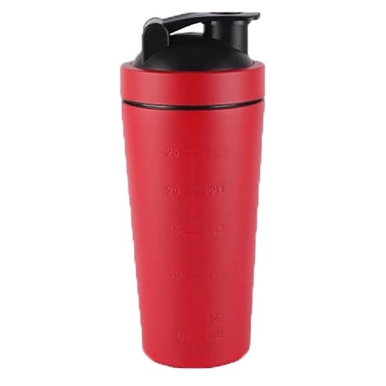 Classic Insulated Stainless Steel Shaker Bottle for Protein, custom water bottle with logo imprint 3