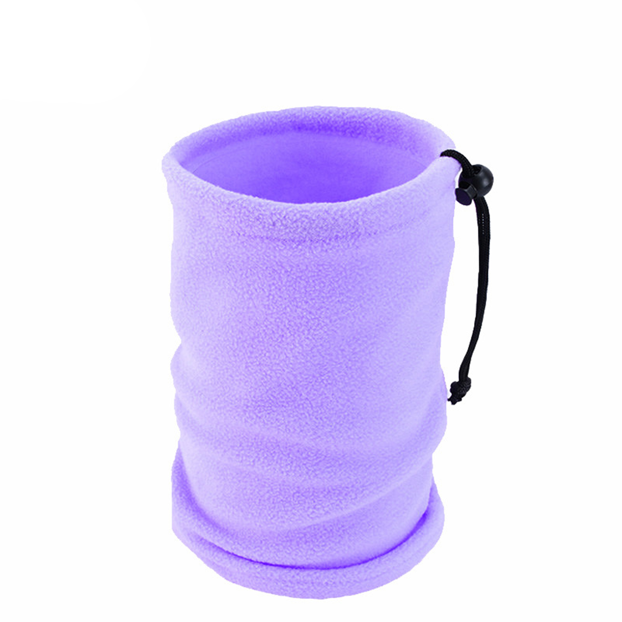 Polar Fleece Drawstring Neck Gaiter 11.81" x 9.84" 10