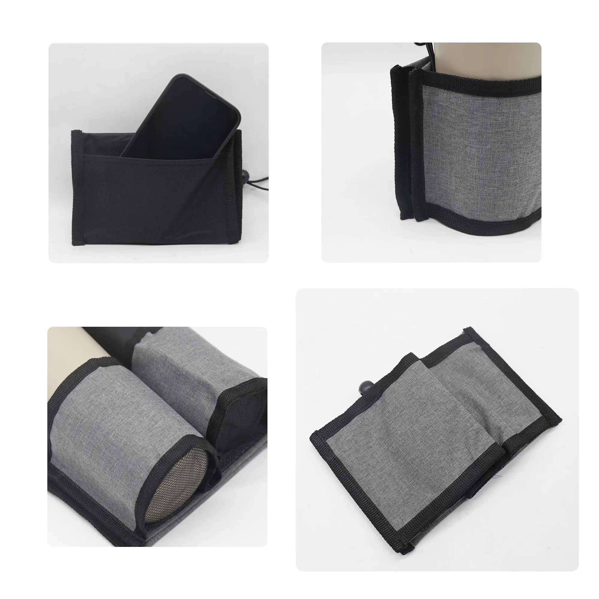 Luggage Cup Holder Convenient Dual Pocket Design For Travel 3