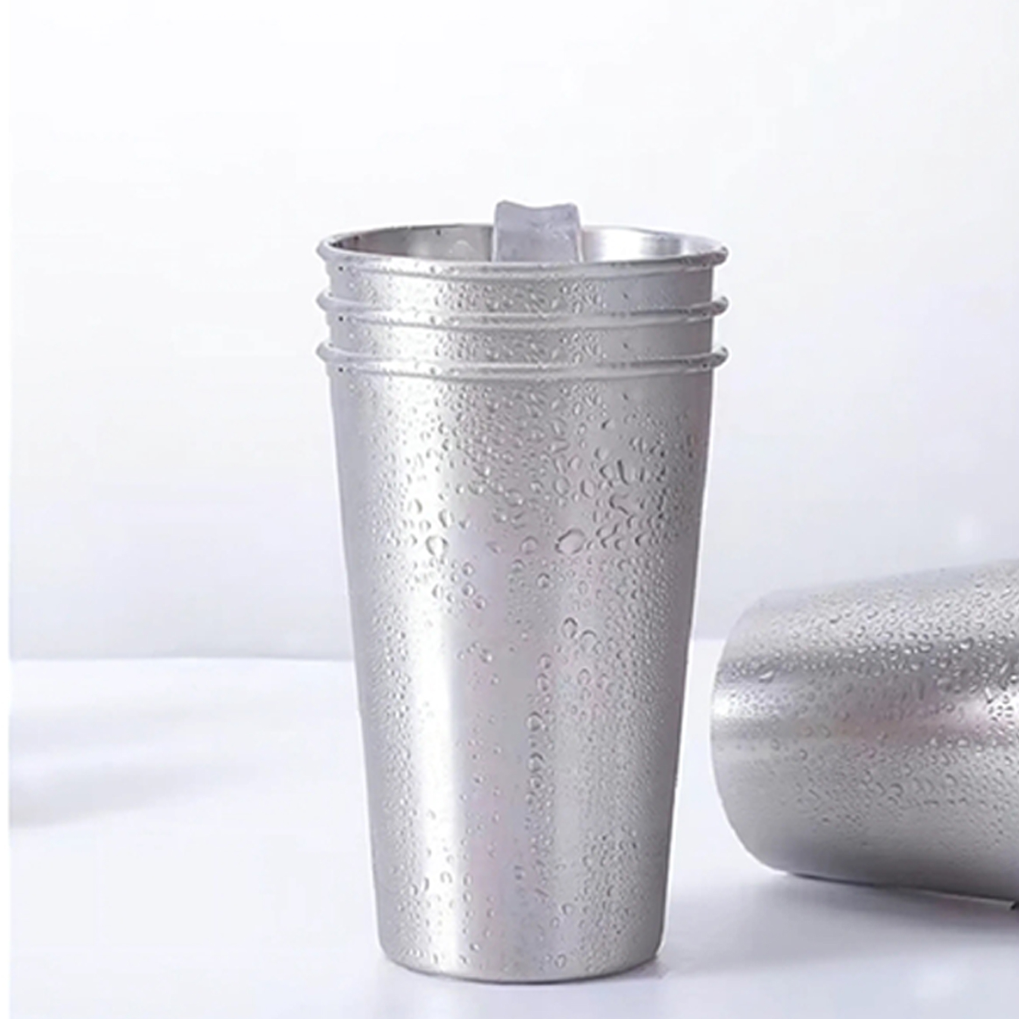 Portable 17 OZ Stainless Pint Drinking Cup 3