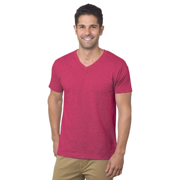 Unisex Fine Jersey V-Neck T-Shirt 8