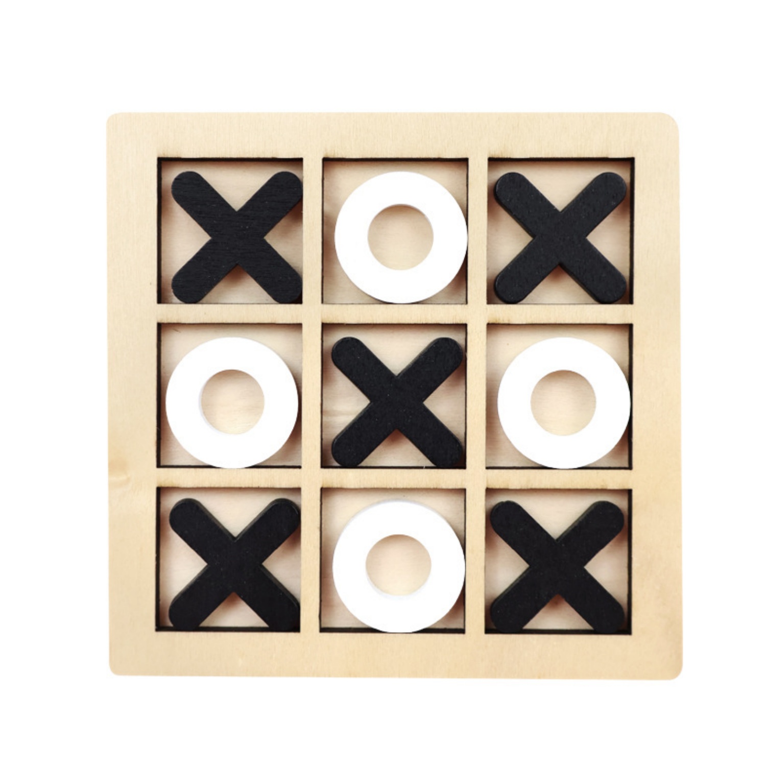 Wooden Tic Tac Toe Game 4