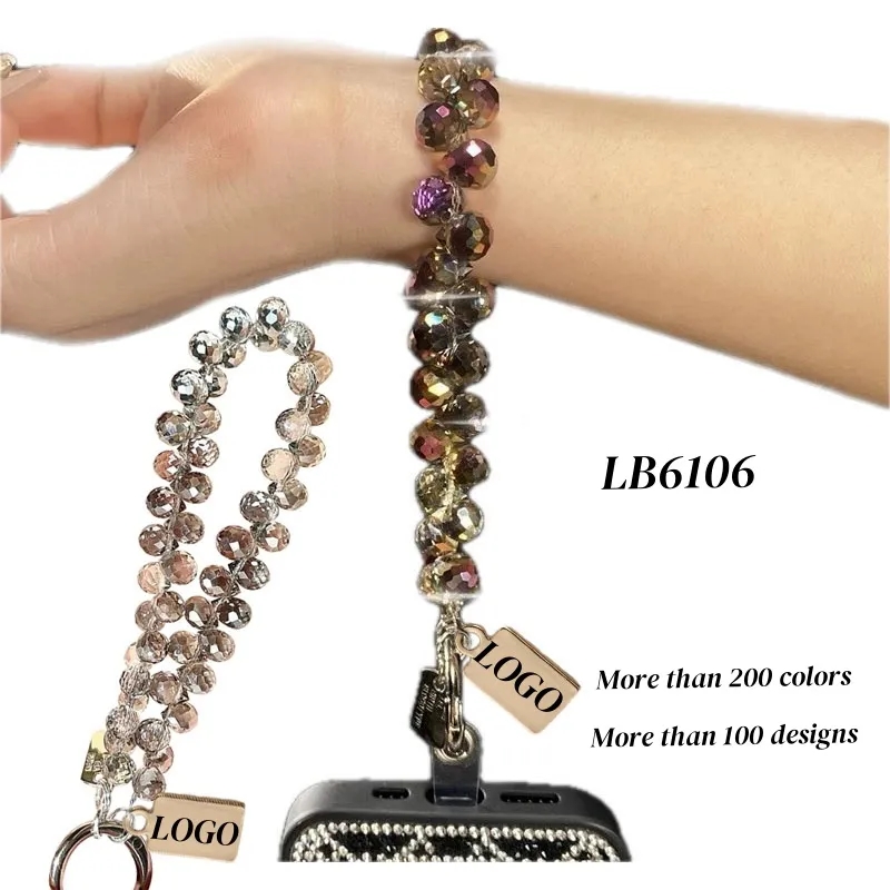 Anti Theft Crystal Beaded Phone Strap 6