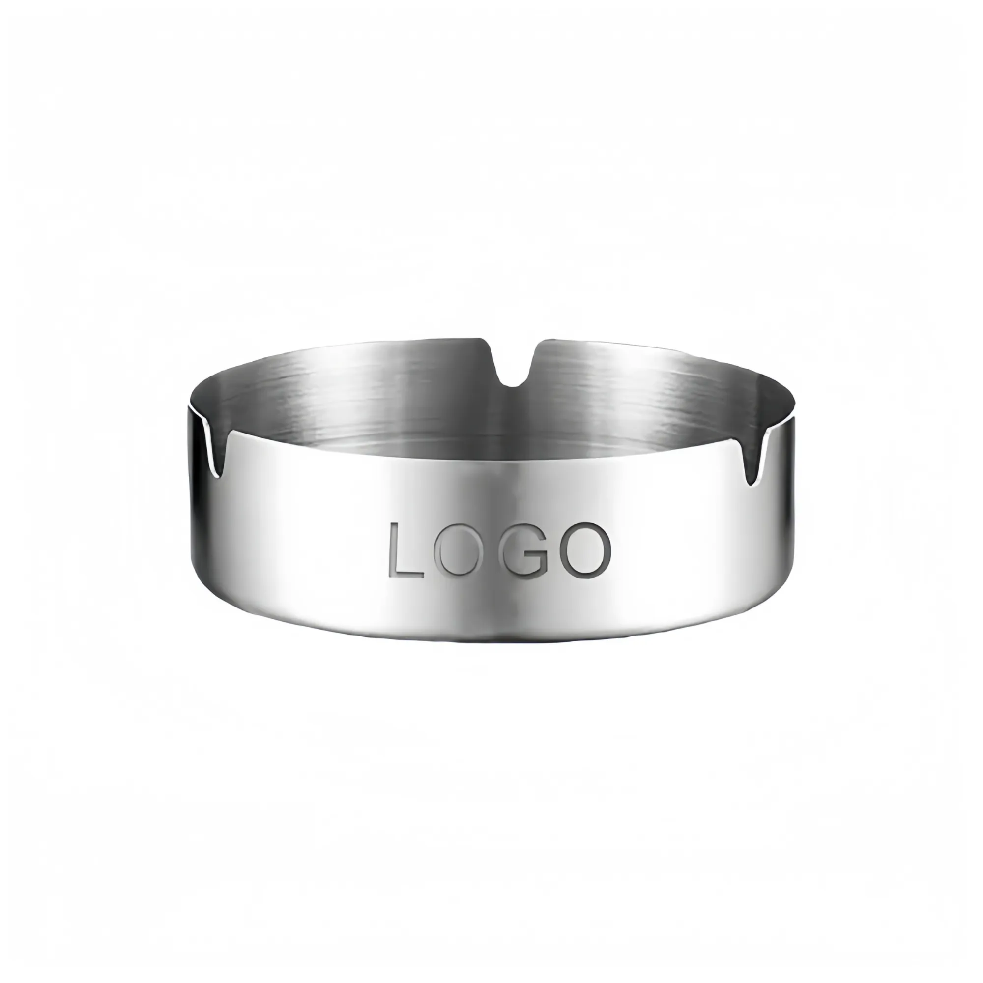 Stainless steel commercial minimalist advertising  ashtray 9