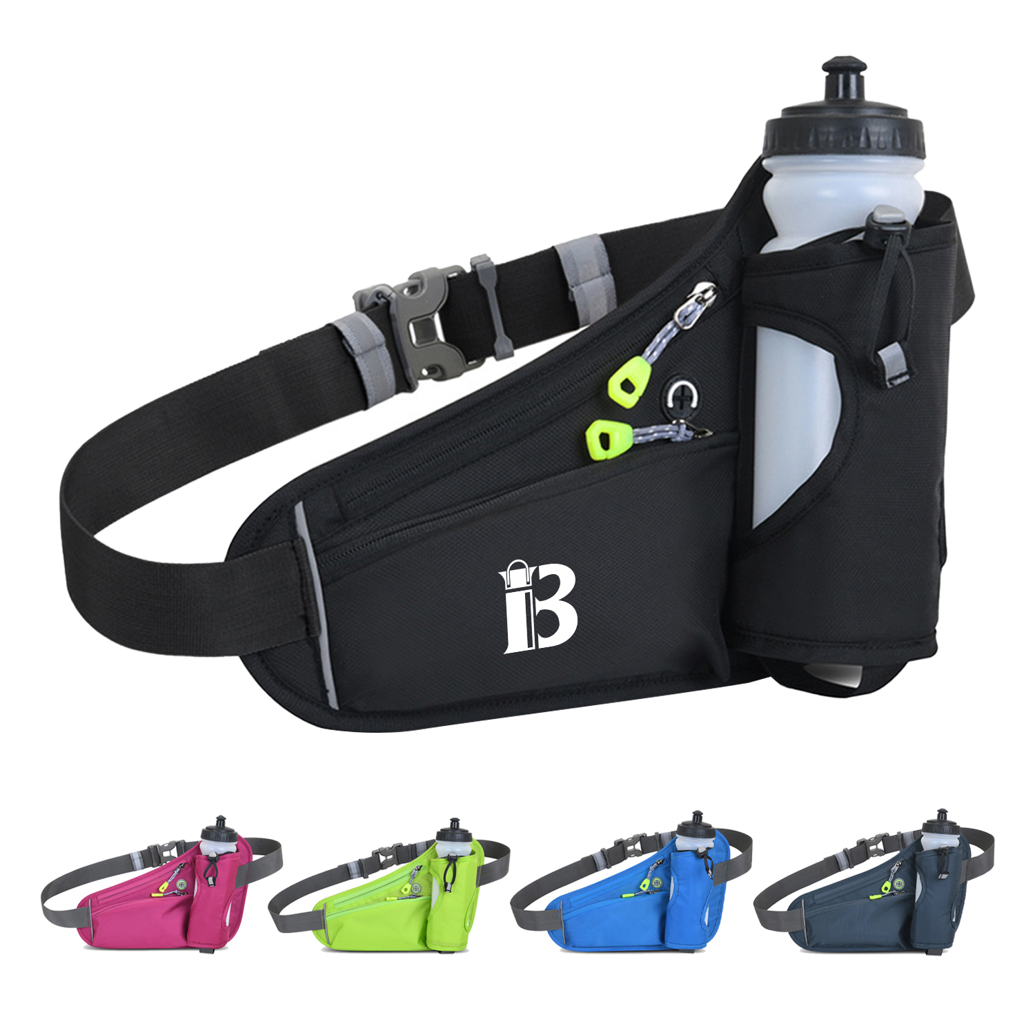 Running Belt Hydration Waist Pack With Water Bottle Holder 2