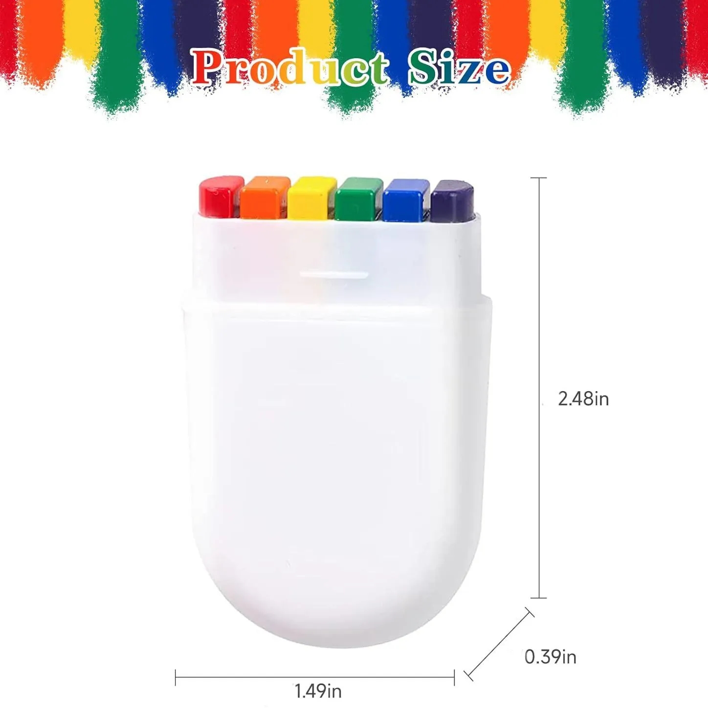 Rainbow Face painting 3