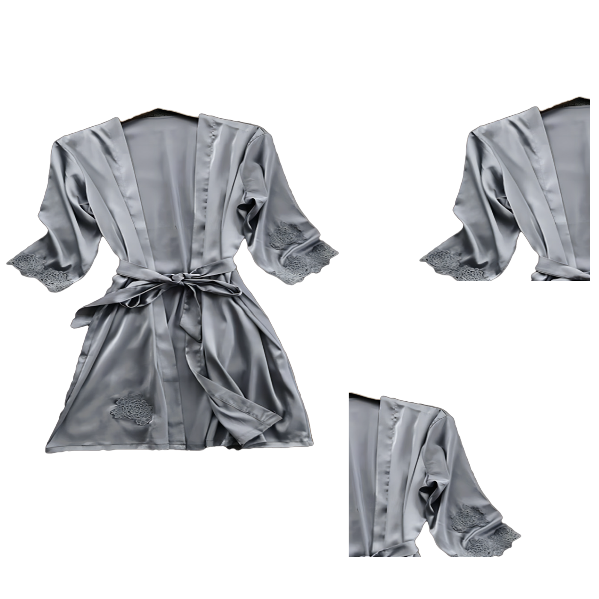 MOQ 10 PCS Comfortable Silk Pajamas 2