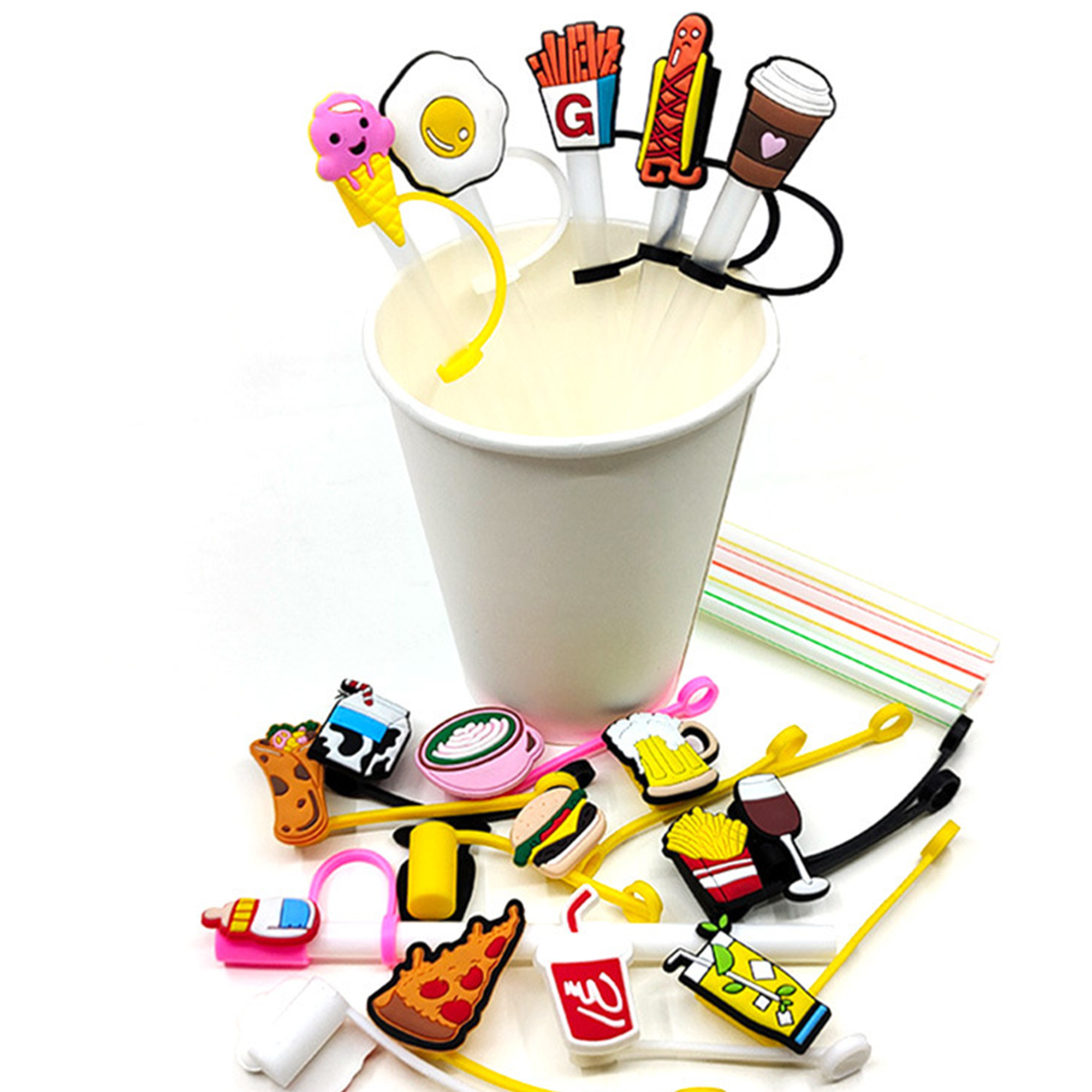 Silicone Easter Straw Topper Compatible Tumbler 3