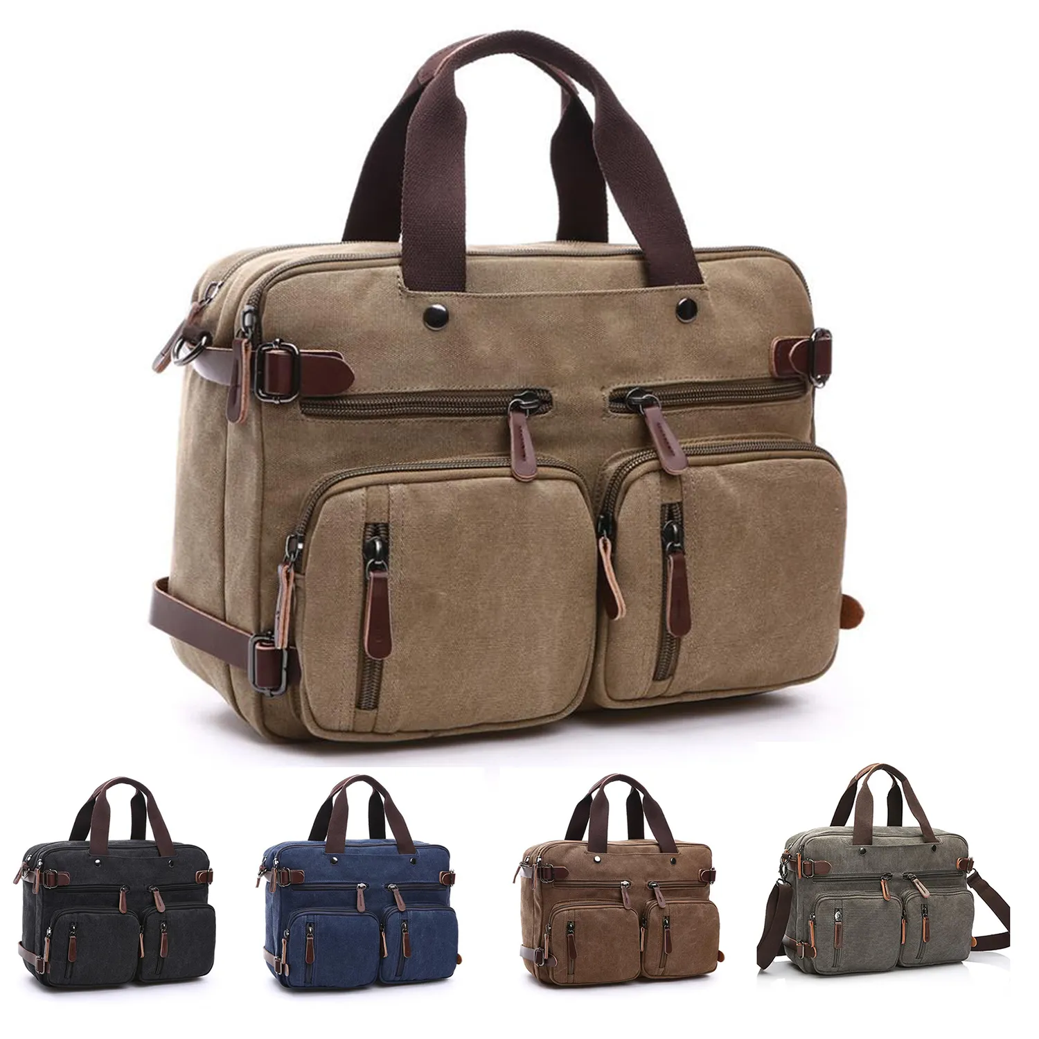 Canvas Wearable Duffel bag 6