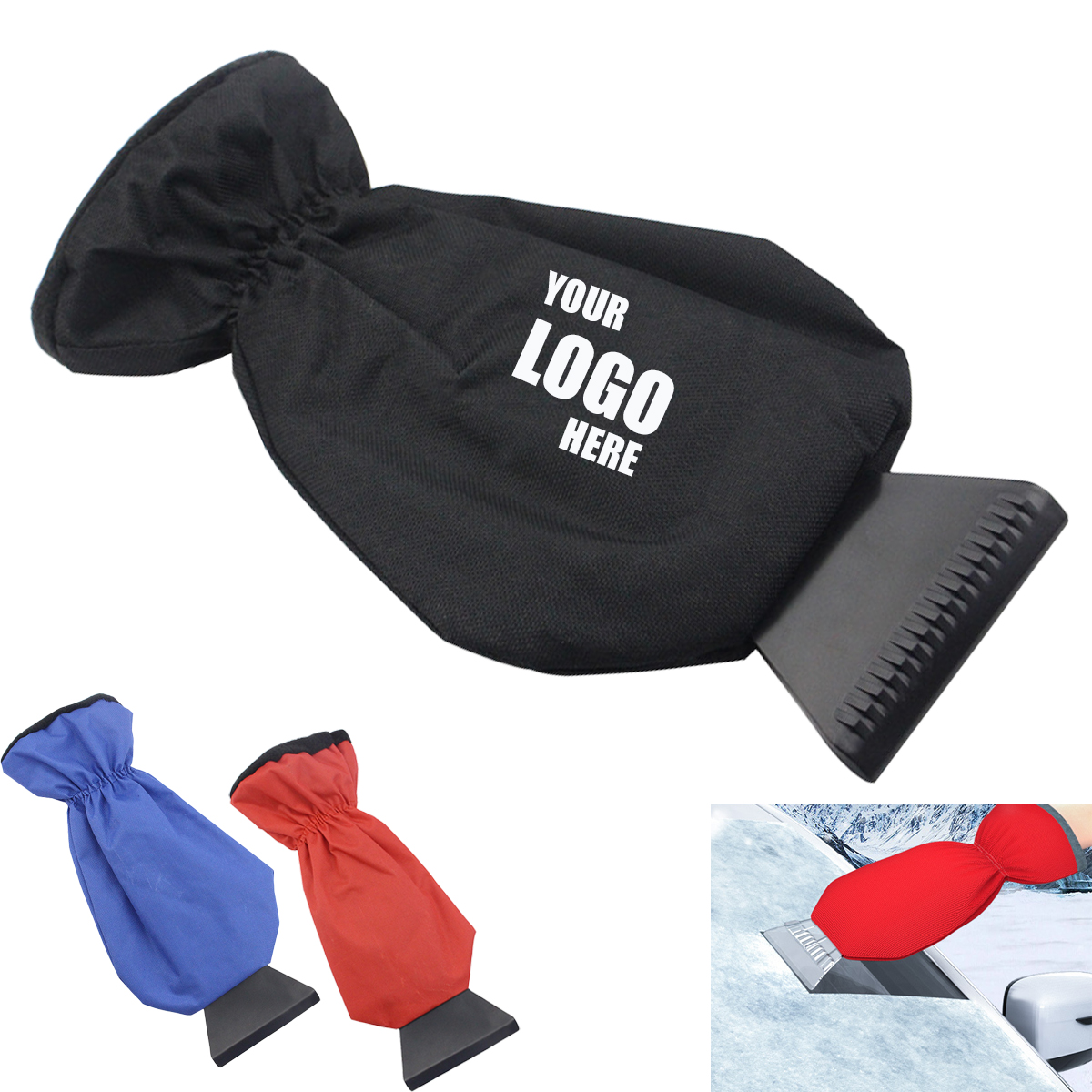 Car Waterproof Ice Scraper Mitt 2