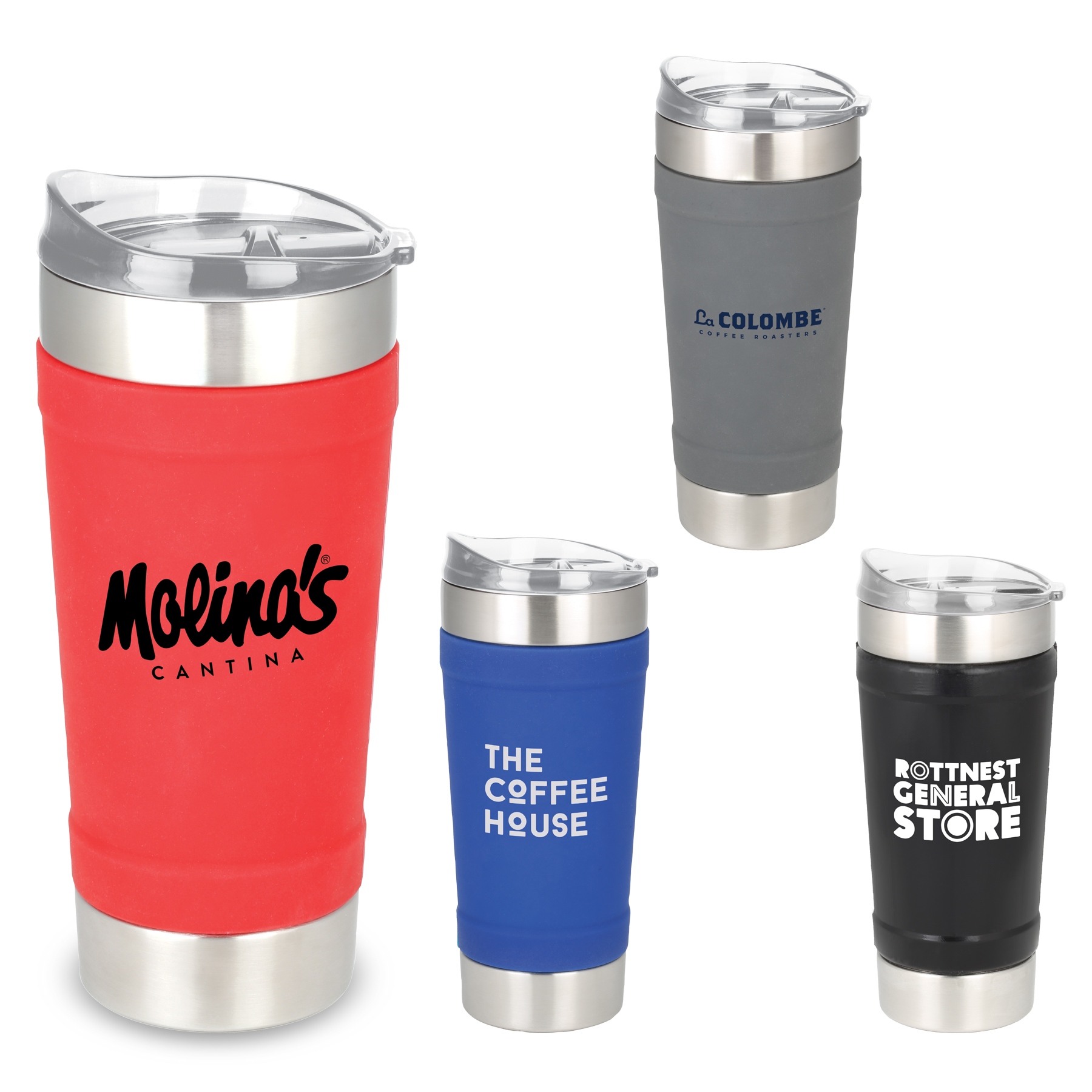 Athletico  Stainless Steel Silicone Wrapped Tumbler 4