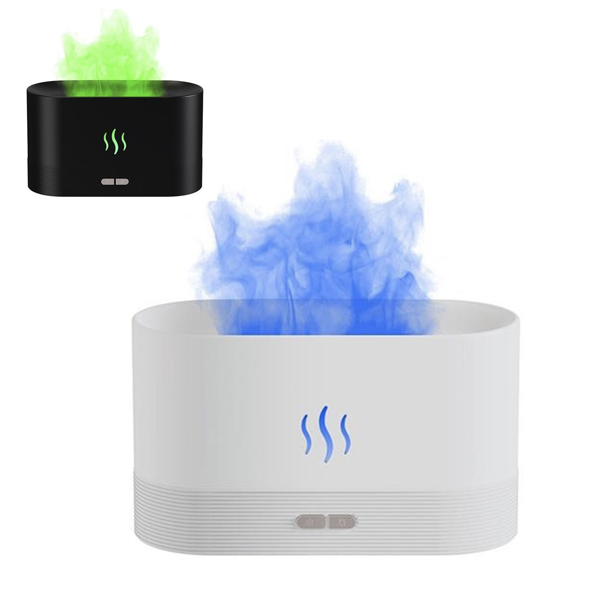 Simulated Flame Air Humidifier Essential Aroma Oil Diffuser 2