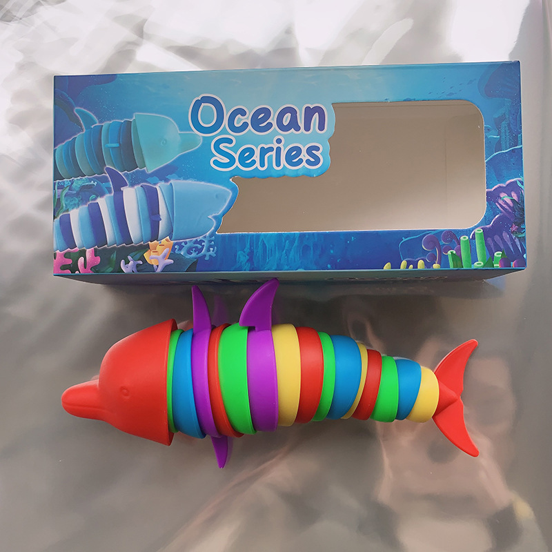 Custom Bionic Plastic Shark Toy 7