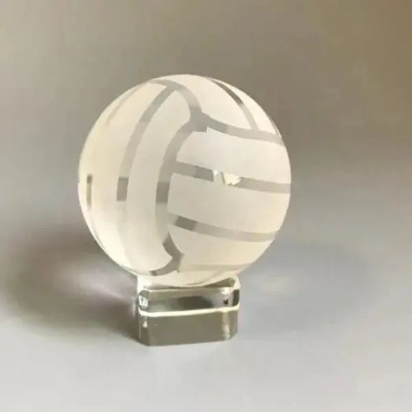 Personalized Crystal Ball Award 9