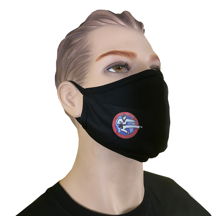 Premium 3-ply Mask, (Full Color Logo), Adult Size 4