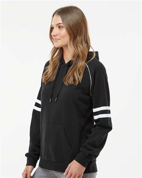 Women's Varsity Fleece Piped Hooded Sweatshirt - 8645 50