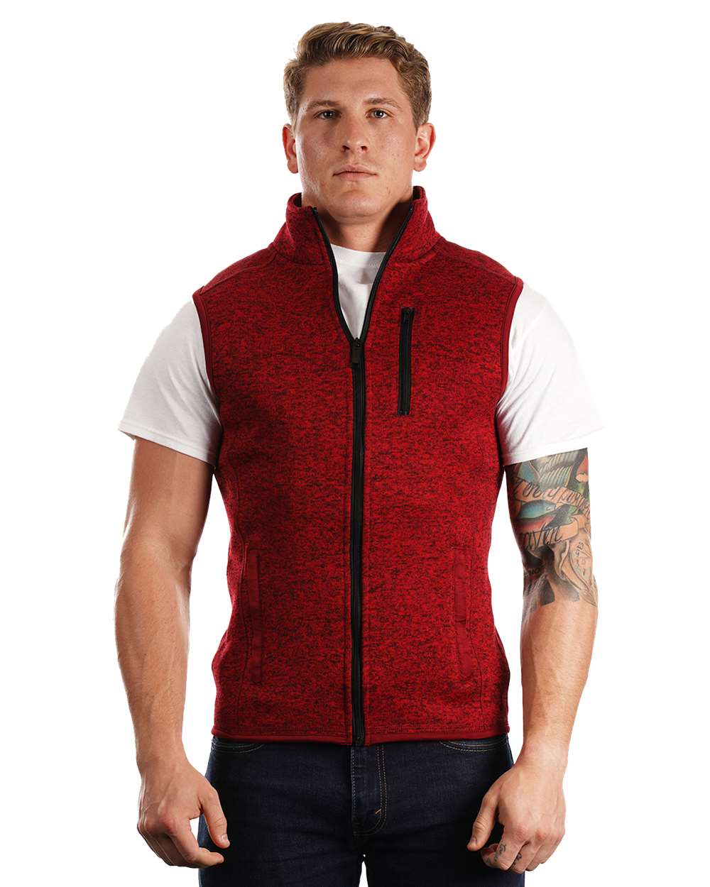 Men's Sweater Knit Vest - 3910 16