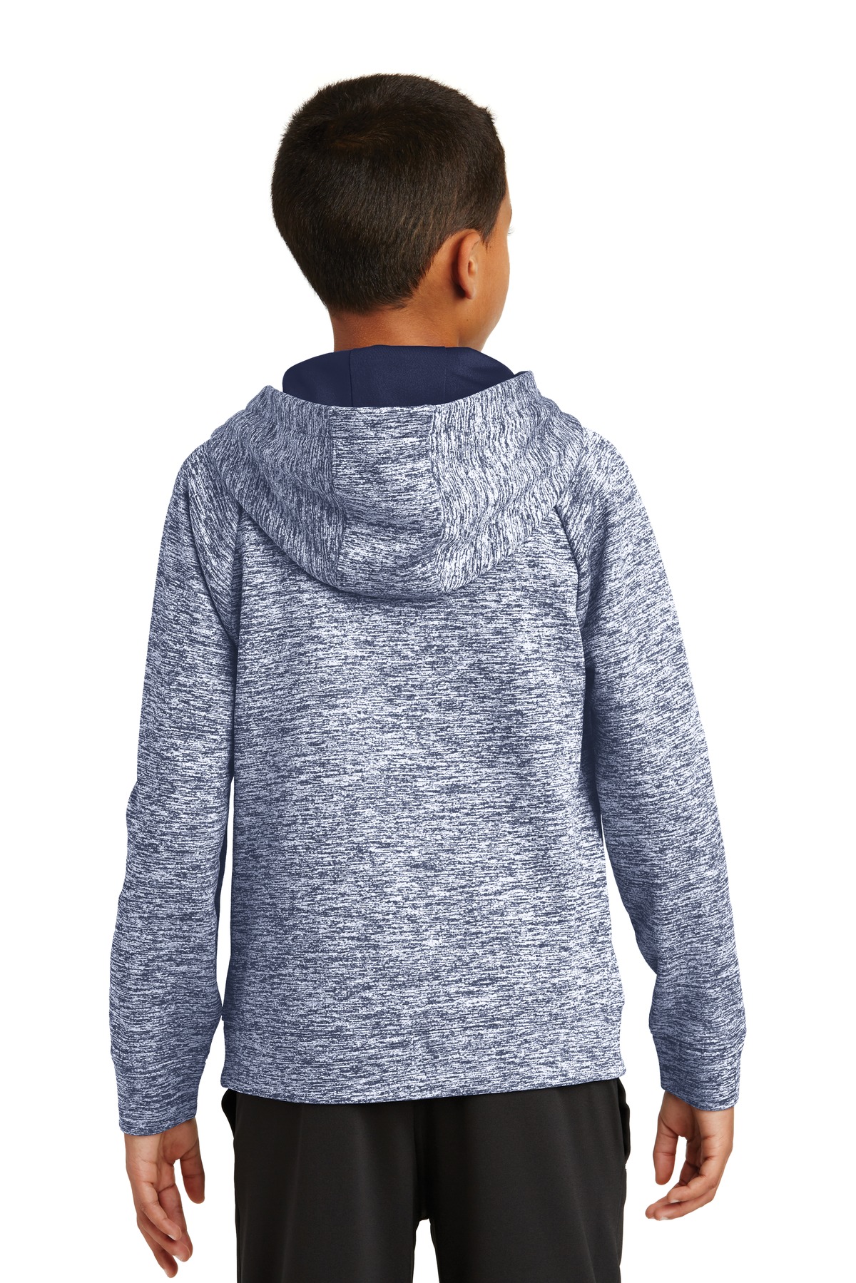 Sport-Tek Youth PosiCharge Electric Heather Fleece Hooded Pullover. YST225 17