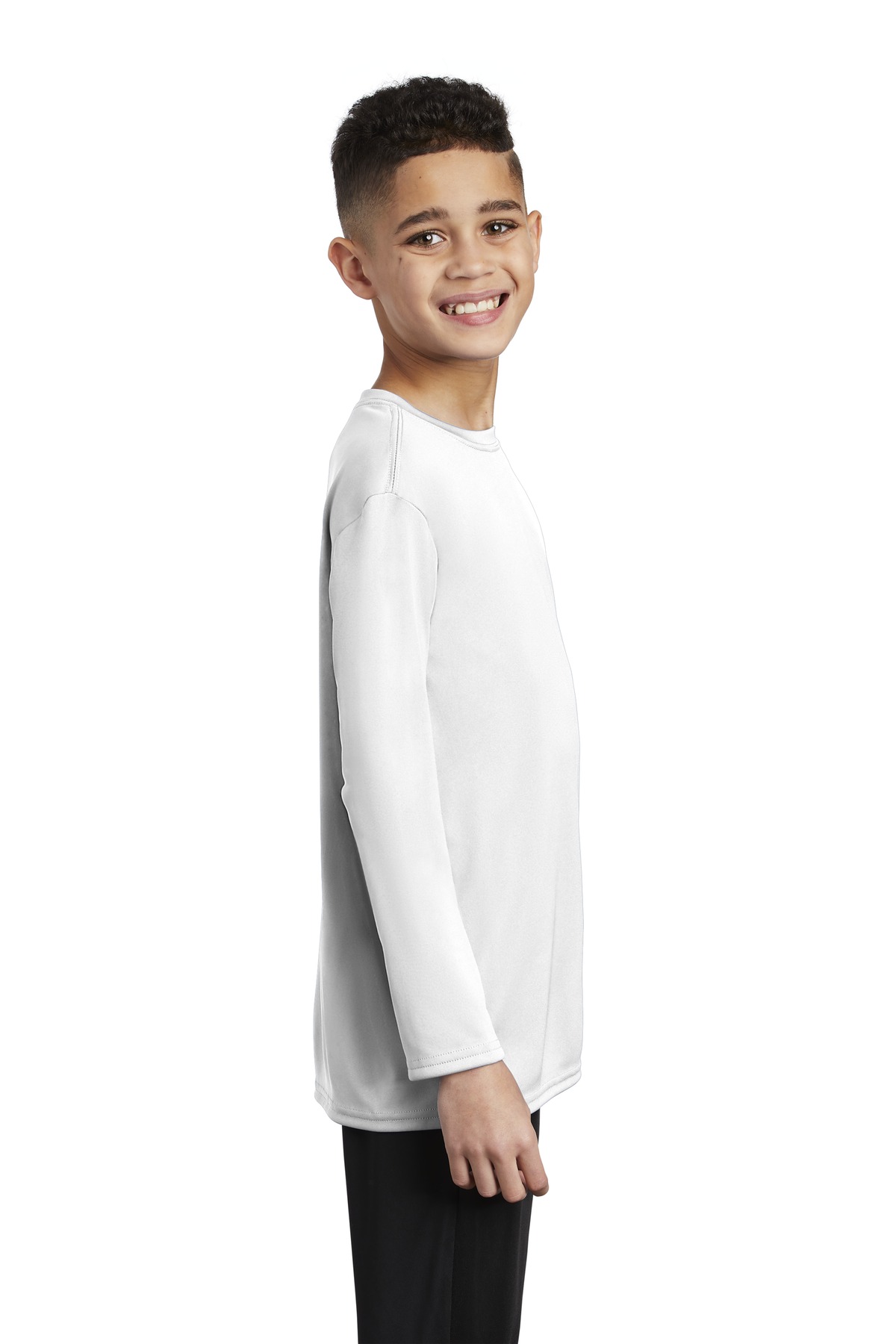 Port & Co Youth Long Sleeve Performance Tee PC380YLS 42