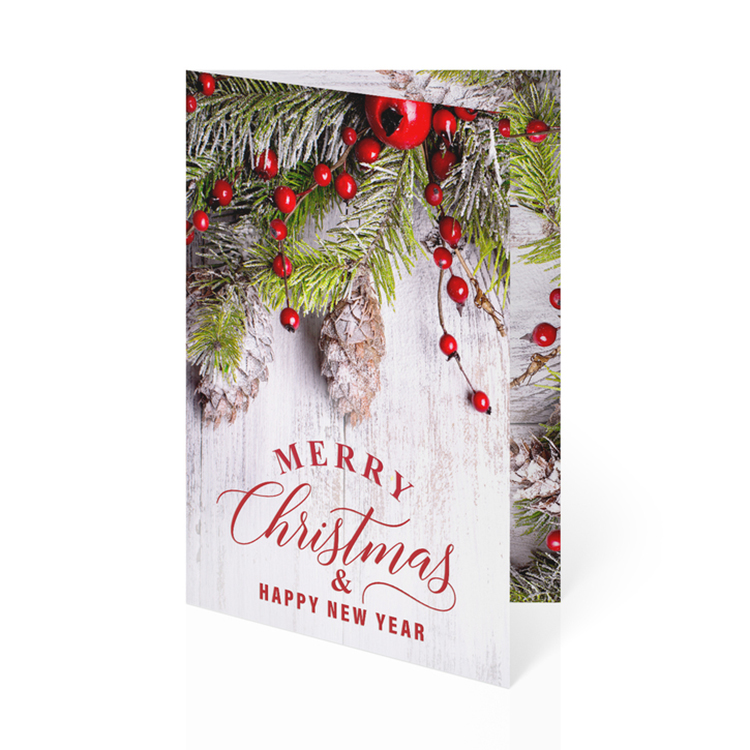 Rustic Sprigs Holiday Folded Calendar Cards 2