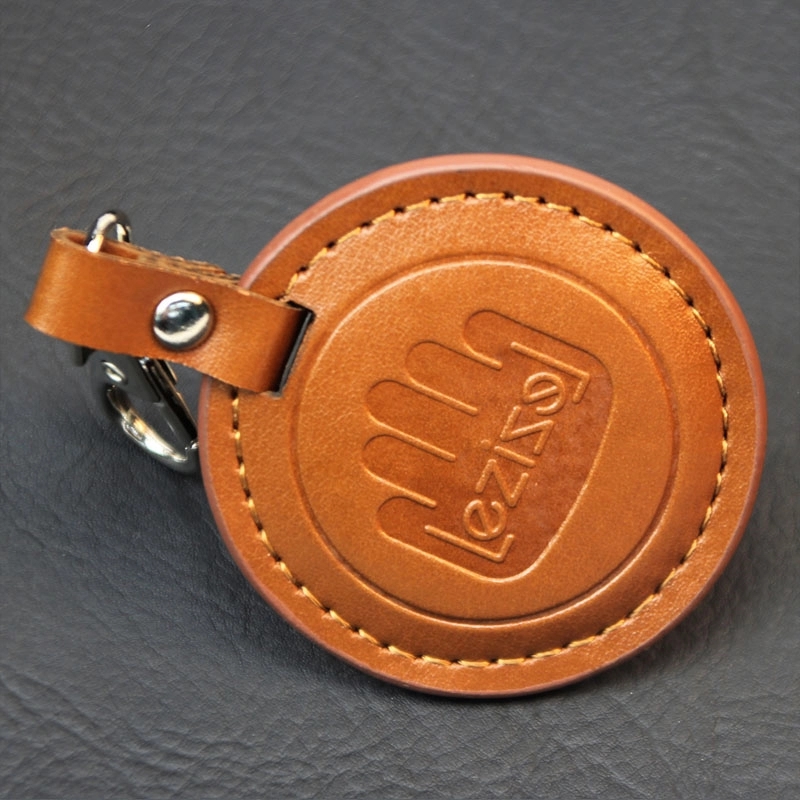 Round Leather Key Chains & Car Keychain 5