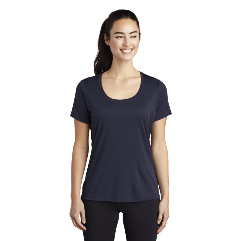 Sport-Tek Women's Posi-UV Pro Scoop Neck Tee. 57