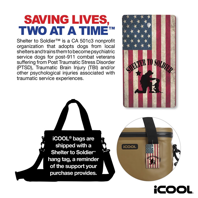 iCOOL® Teton 16-Can Waterproof Cooler 20