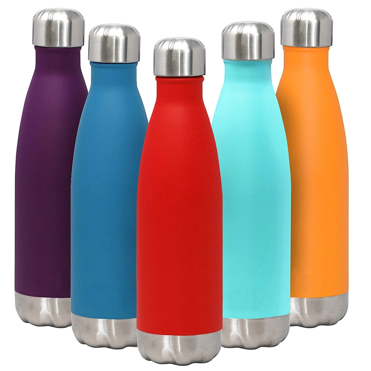17oz Insulated Cola Shape Water Bottle, custom water bottle with logo imprint 5