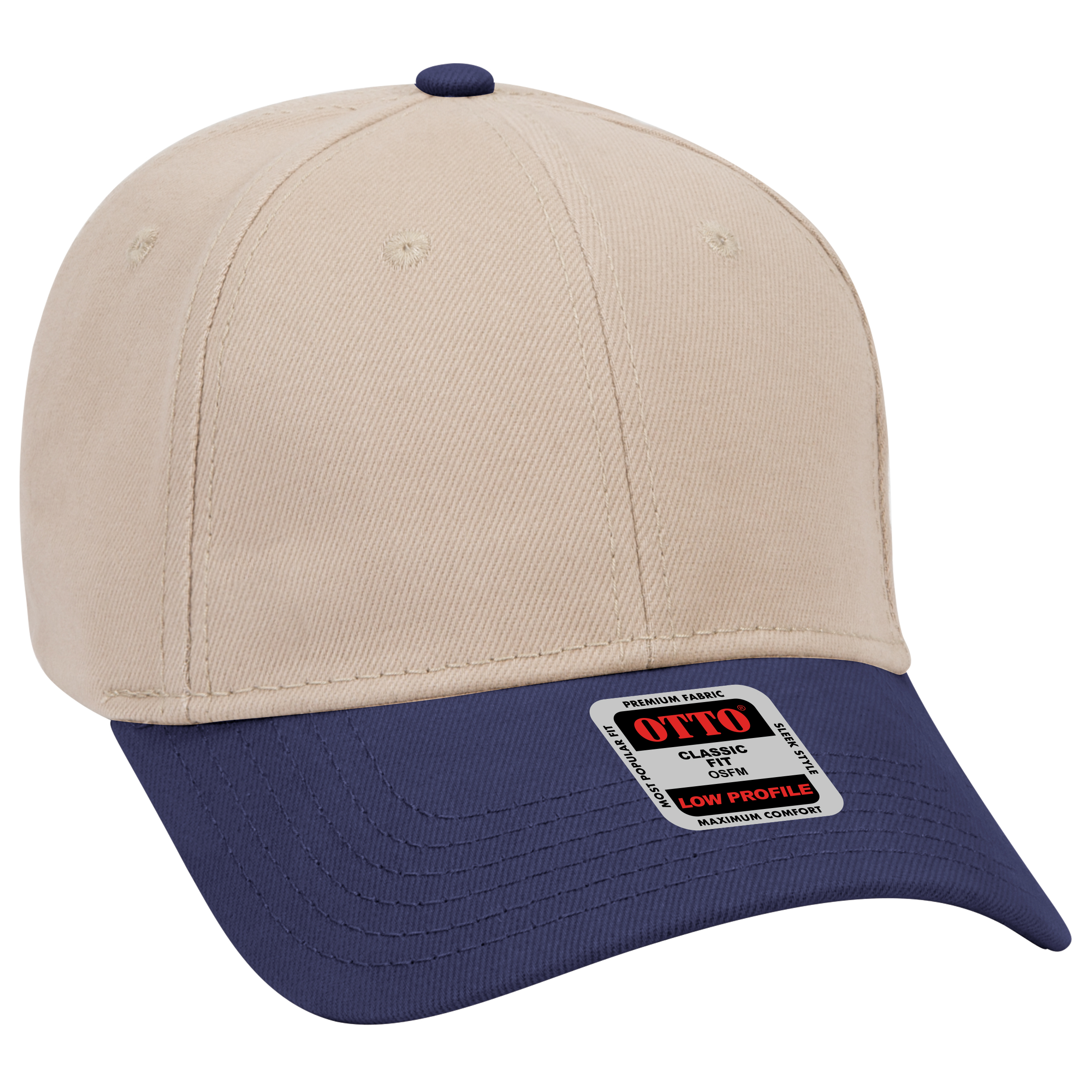 OTTO CAP® 6 Panel Low Profile Baseball Cap 22