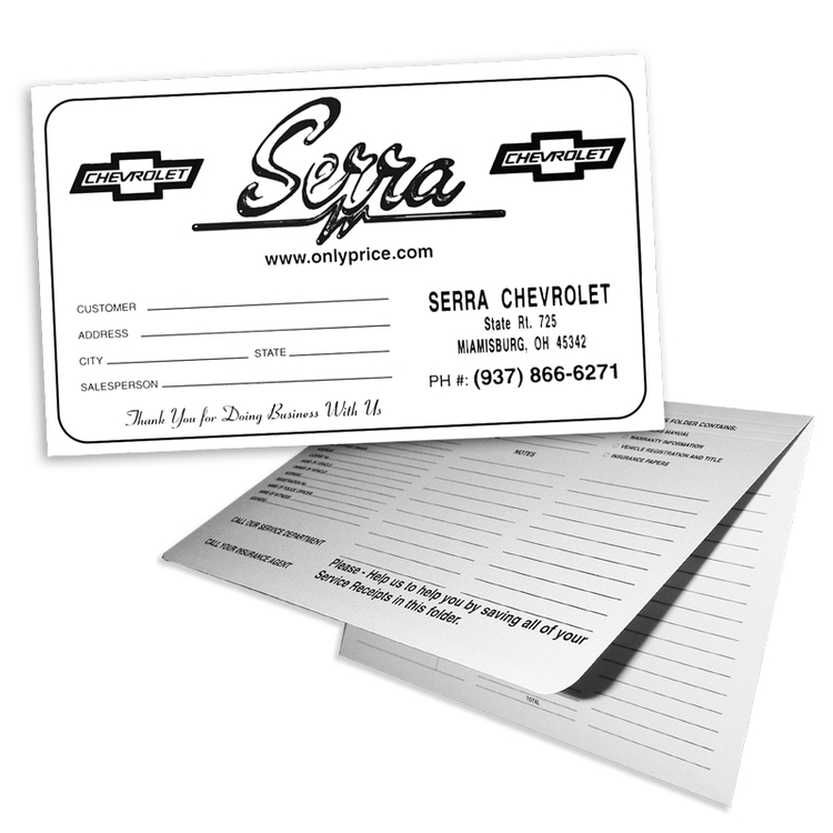 Document Folders Printed with Your Custom Design 2