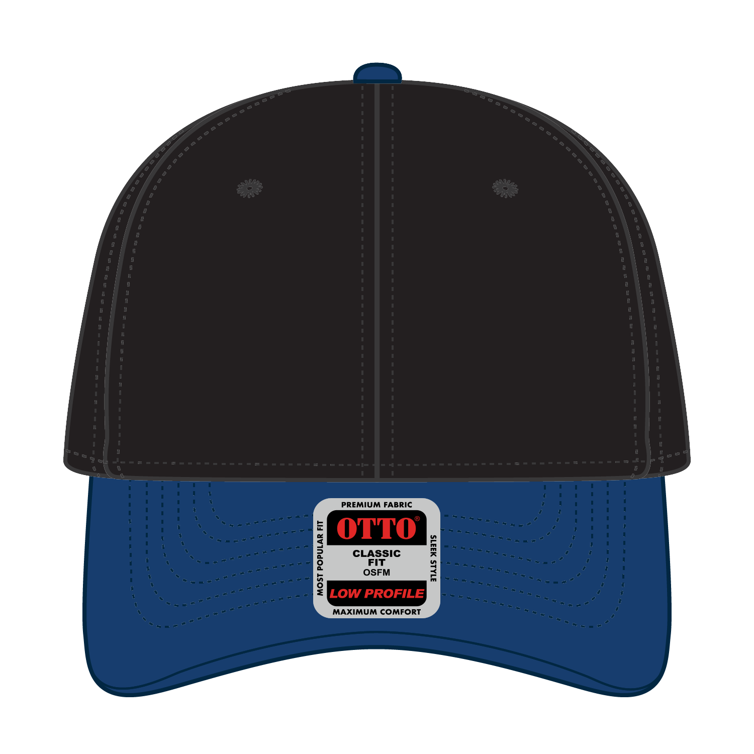 OTTO CAP® 6 Panel Low Profile Baseball Cap 61
